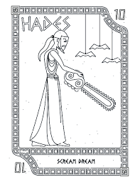 Hades coloring page greek god mythology unit study by 13. Coloring Pages Pandora S Box Card Game