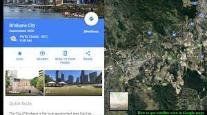 get satellite view in google maps you
