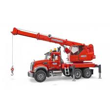 bruder mack granite crane truck 02826