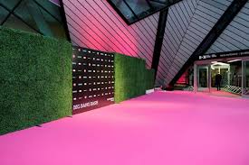 hot pink reznick event carpets