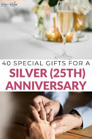 25th anniversary gift ideas for friends