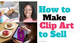 how to make clip art to sell