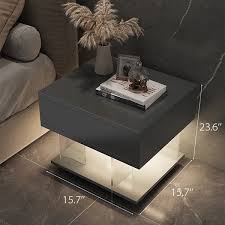 Advanced Bedroom Nightstand With Led