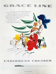 Caribbean Cruises Vintage Advertisement