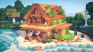 best minecraft beach house build blueprints