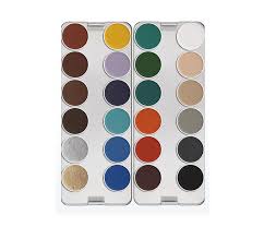 aquacolor makeup palette 24 colour