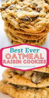 bakery style oatmeal raisin cookies