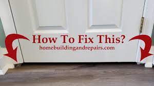 how to extend bottom of door and trim