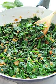 best sauteed spinach crunchy creamy sweet