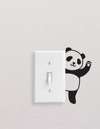 Panda Vinyl Wall Decal Panda Stickers