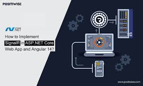 how to implement signalr in asp net