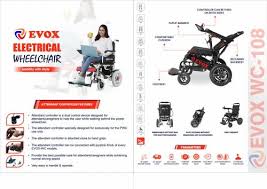 black motorized wheelchair evox wc109