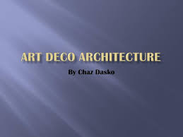 ppt art deco architecture powerpoint