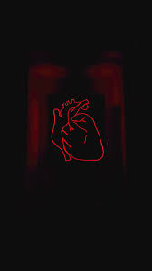 hd wallpaper red heart clip art neon