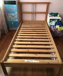 ikea single wooden bed frame furniture