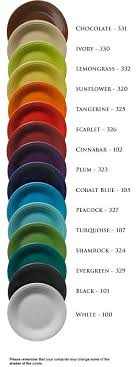 Fiestaware Color Chart One Of The Greatest Part About