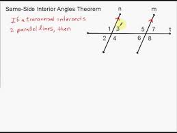 alternate exterior angles theorem and