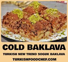 cold baklava recipe soguk baklava