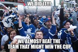 The leafs gear up to face washington at home and all the image has spawned scores of parodies and gained the attention of the team and the nhl. Toronto Maple Leafs Memes Gifs Imgflip
