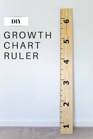 How To Make A Kids Growth Chart Ruler Wilker Dos Projects
