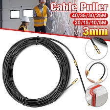 5 40m 3mm Fiberglass Cable Puller Tools