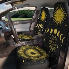Celestial Car Seat Covers Moon Phases