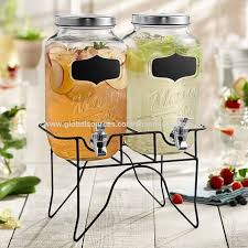 Abs Faucet Glass Juice Beverage Jars