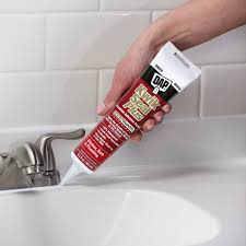 It is available in white and almond but can be tinted to any pastel color at a professional paint store. Kwik Seal Plus Kitchen Bath Adhesive Sealant Dap Products