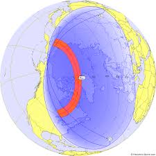 The map of where the full and partial annular eclipse june 10, 2021, will land. Annular Solar Eclipse 10 June 2021
