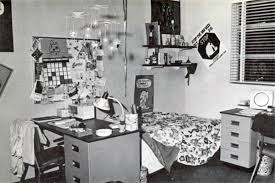college dorm rooms in the seventies