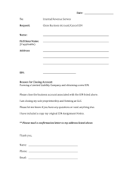 Irs response letter template fresh gallery irs investigator cover. Cancel Ein Fill Out And Sign Printable Pdf Template Signnow