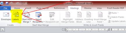 With your word document open, go to the top of screen and click mailings > labels > options. How To Create Mailing Labels Using Label Wizard Generating Label In Ms Word Hk Technical Pgims