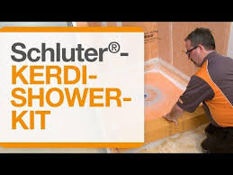 Create a maintenance free shower without a mortar bed. Schluter Kerdi Shower Kit Flg W 2 Flange And Drain