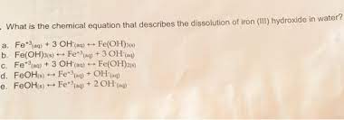 solved what is the chemical equation