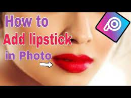 add lipstick in your photo from picsart