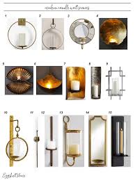 Candle Wall Sconces Living Room