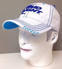 Women Or Men Bud Light Hat White Blue Relaxed Fit Dad Cap Beer Adjustable New Budweiser Baseballcap Everyday Bud Light Beer Shirts Dad Caps