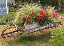 My Vintage Junk Garden Wheelbarrow From