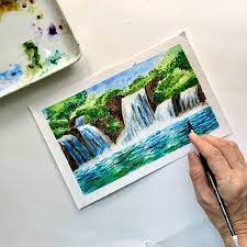 44 Easy Watercolor Landscape Painting