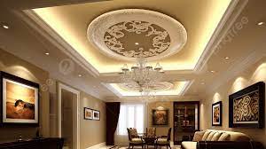 luxury living room with ceiling design