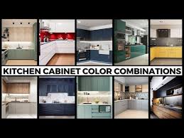 kitchen cabinet color combinations