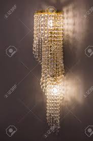 Luxury Interior Design Lamp Crystal Wall Light Chrystal Chandelier Stock Photo Picture And Royalty Free Image Image 92100268