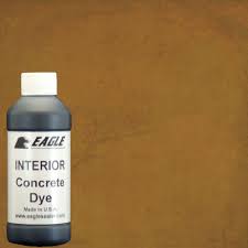 Eagle 1 Gal Warm Honey Interior Concrete Dye Stain Makes With Water From 8 Oz Concentrate
