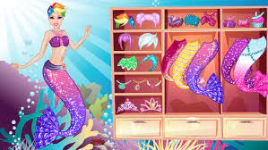 mermaid dress up games for s for