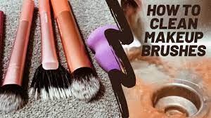 how to clean makeup brushes with apple