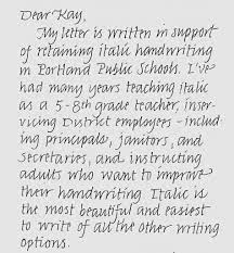 italic exles handwriting success