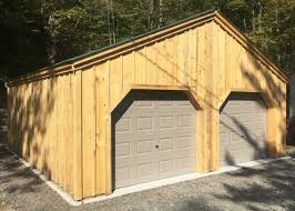 24x24 garage kit post and beam garage