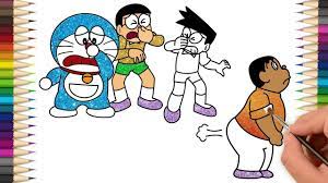 Vẽ Tranh Và Tô Màu Chaien Thả Bom - Chaien Xì Hơi Ghê Quá À Doremon | Draw  Nobita - Doraemon Art - YouTube