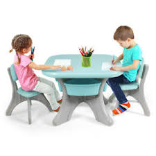 The most common toddlers table set material is cotton. 3 Piece Kids Table And Chair Set Toddler Activity Desk And Chairs With Drawer Ebay