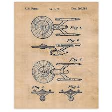 Vintage Star Trek Patent Poster Prints